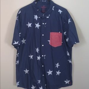 American Eagle Short Sleeve Americana Shirt